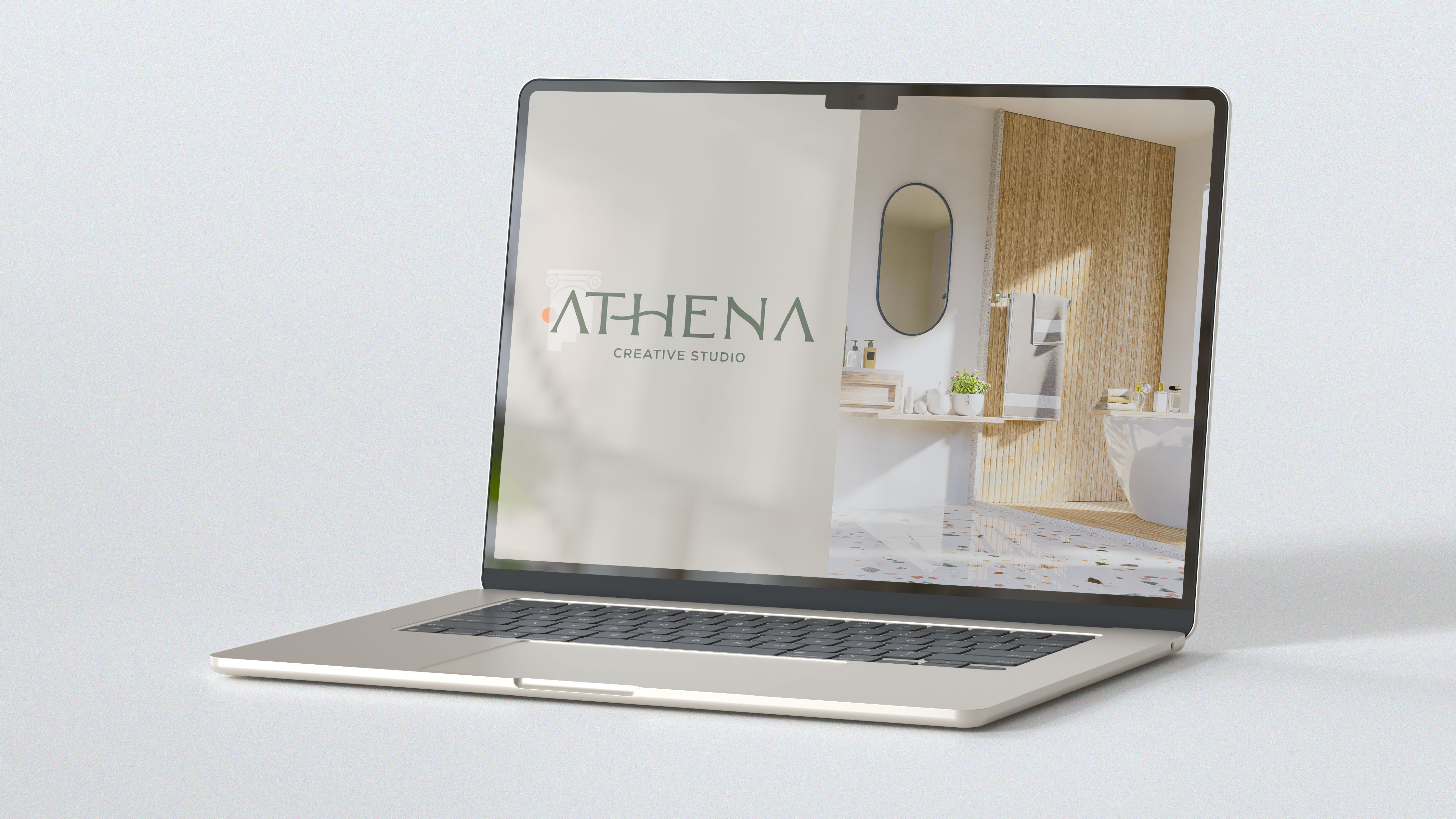 Athena Creative Studio – visuell identitet